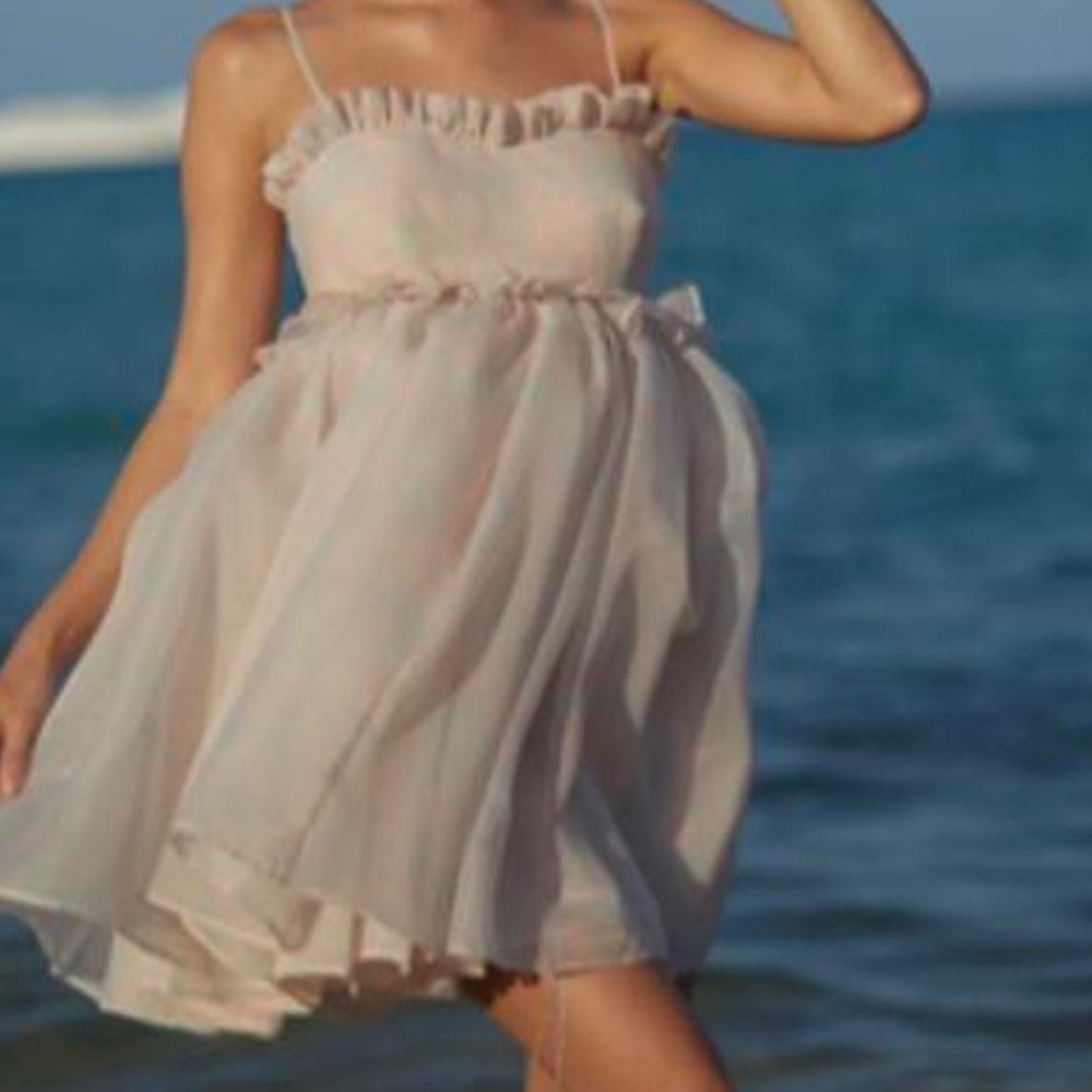 Selkie - Candy Floss Baroque Rosebud Dress